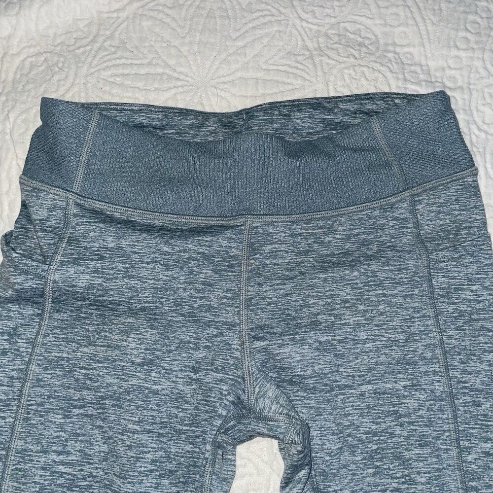 Athleta Girl Green Heather Snowball Tight Active Leggings Size‎ XL / 14 - Picture 3 of 6